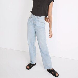 Baggy Straight Jeans in Berteau Wash